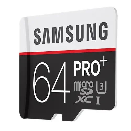 Samsung Pro Plus MB-MD64DA/EU 64GB Class 10 95-90MB/s microSD Kart (SD Adaptör)
