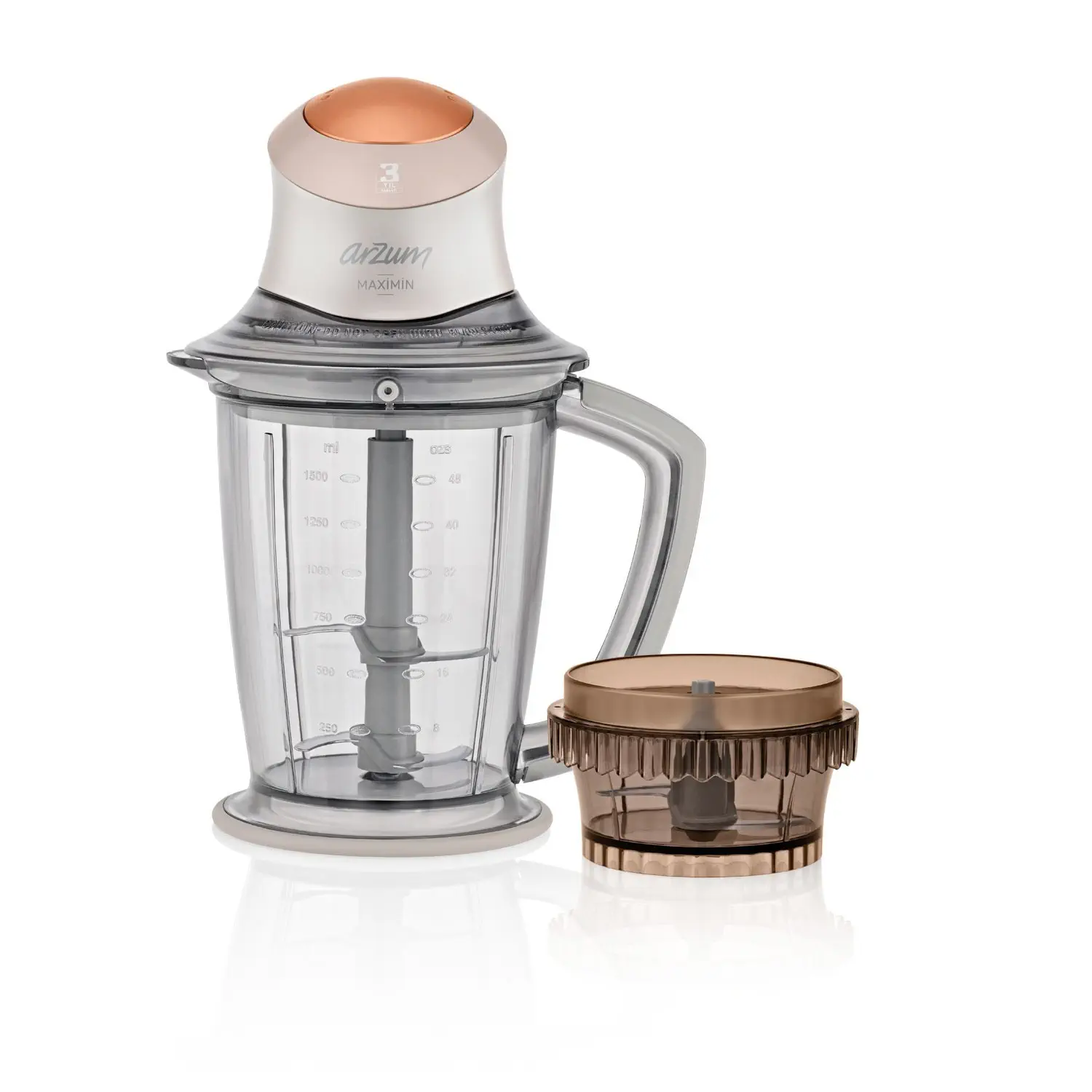 Arzum AR1020 Maximin Kap İçinde Kap Doğrayıcı İnci