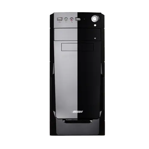 Power Boost VK-1623 400W ATX Shiny Piano Siyah Kasa