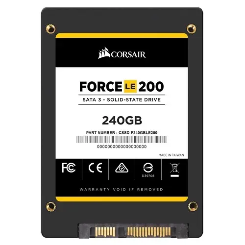Corsair CSSD-F240GBLE200 Force Serisi LE200 240GB 560/530MB/s SATA 3 SSD