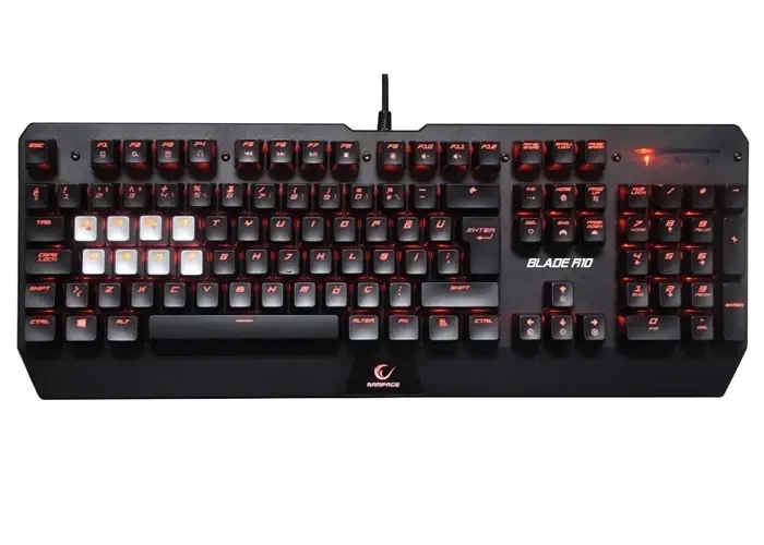 Everest Rampage Blade R10 Siyah USB Aydınlatmalı Oyun Q Mekanik Klavye