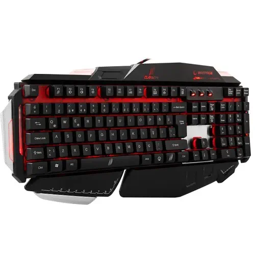 Everest Rampage Claymore Türkçe Q USB Multimedya Siyah Gaming (Oyuncu) Klavye