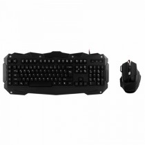 Everest Rampage KM-R1 Türkçe Q USB Makrolu Ledli Multimedia Siyah Gaming (Oyuncu) Klavye Mouse Seti