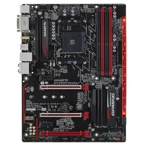 Gigabyte GA-AB350-Gaming 3 AMD B350 Soket AM4 DDR4 3200(O.C.)MHz ATX Gaming Anakart