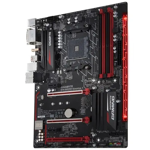 Gigabyte GA-AB350-Gaming 3 AMD B350 Soket AM4 DDR4 3200(O.C.)MHz ATX Gaming Anakart