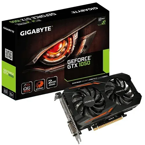 Gigabyte Nvidia GeForce GTX 1050 2GB OC 128Bit GDDR5 Ekran Kartı (GV-N1050OC-2GD)