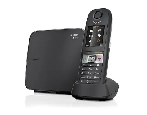 Gigaset E630  Kablosuz Siyah Dect Telefon