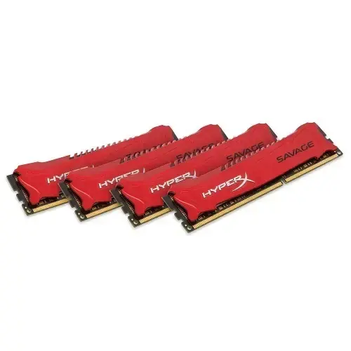 Kingston HyperX Savage 32GB (4x8GB) DDR3 1600MHz CL9 240-Pin DIMM Ram - HX316C9SRK4/32