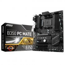 MSI B350 PC MATE AMD B350 Ryzen Soket AM4 DDR4 3200MHz(OC) GLAN SATA 6GB/S M.2 USB 3.1 ATX Gaming (Oyuncu) Anakart
