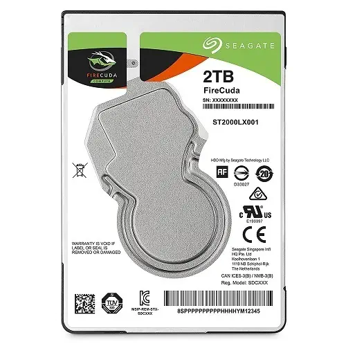 Seagate Firecuda SSHD 2TB 2.5″ 5400RPM 128MB Cache Sata 3 Sabit Disk ST2000LX001 