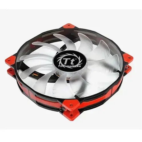 Thermaltake CL-F025-PL20RE-A Luna Anti-Vibration 200 mm Kırmızı Led`li Sessiz Fan