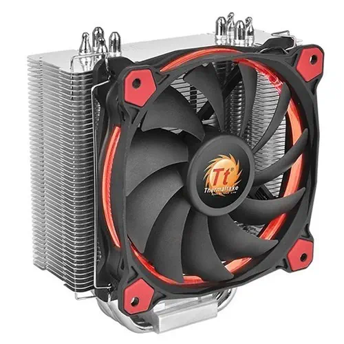 Thermaltake CL-P022-AL12RE-A Riing Silent 12cm Kırmızı Led Fanlı Intel&AMD  CPU Soğutucu
