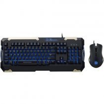 Thermaltake Tt eSports KB-CMC-PLBLTK-01 Commander Combo Mavi LED Türkçe Gaming (Oyuncu) Klavye Mouse Seti