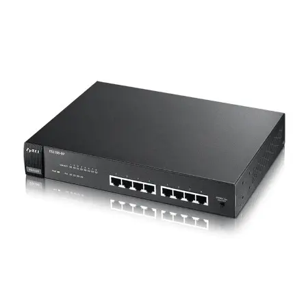 Zyxel ES1100-8P Pwr 4x10/100+4xPoe Port Yönetilemez Poe Switch