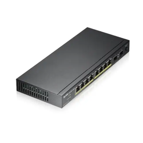 Zyxel GS1100-10HP 8 Port 10x10/100/1000 + 2xSFP Yönetilemez PoE Switch