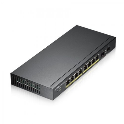 Zyxel GS1900-10HP  8 Port 8x100/100/1000 + 2xSFP Web Yonetilebilir PoE Switch
