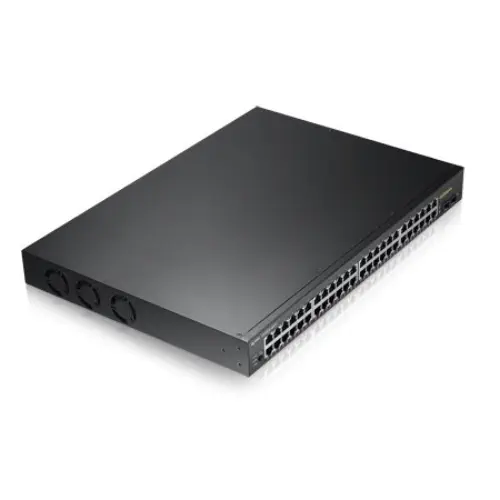 Zyxel GS1900-48HP 48 Port 24x10/100/1000+24xPoE Port+2xSFP Web Yönetilebilir PoE Switch
