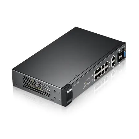 Zyxel GS2210-8 8port 100/1000+2xDual SFP L2 Yönetilebilir Switch