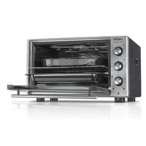 Arzum AR2002 Cookart Maxi 50 Lt Çift Camlı Fırın Inox