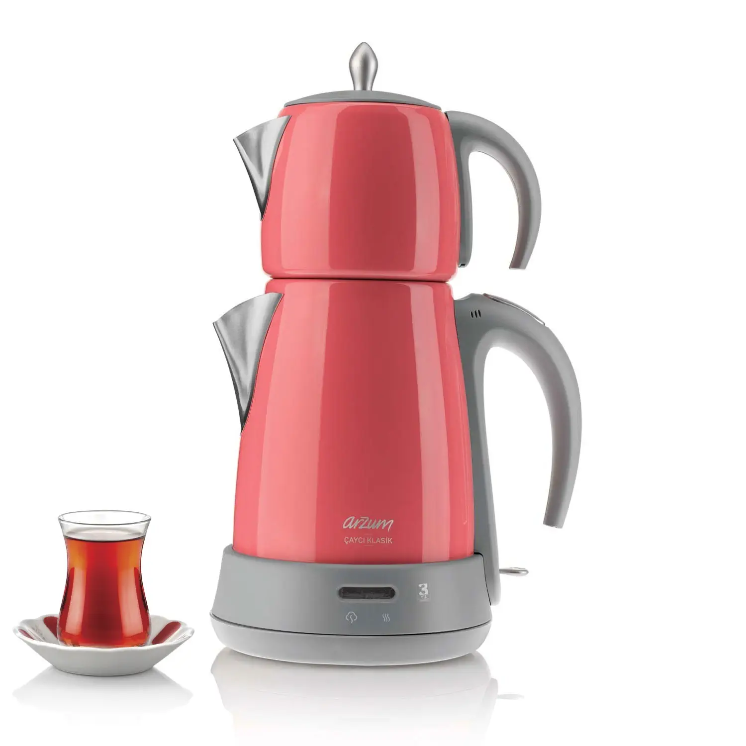 Arzum AR3019 Çaycı Klasik Çay Makinesi Mercan