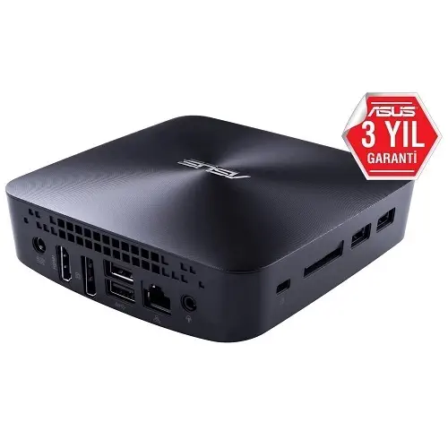 Asus VivoMini UN62-M204M Intel Core i3-4010U 1.70GHz 4GB 128GB mSata SSD HDMI DP Wifi BT (KM YOK) VESA FreeDOS Mini PC 