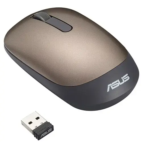Asus WT205 Optik 1200DPI Kablosuz Gold Mouse