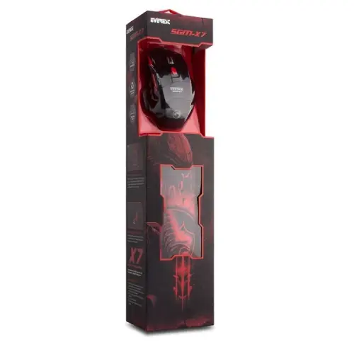 Everest Rampage SGM-X7 2400DPI 7 Tuş Kablolu Lazer Gaming Mouse + Mouse Pad