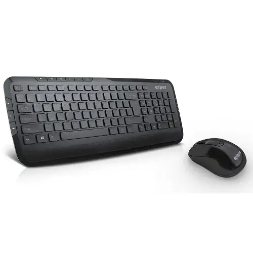 Exper Deluxe KA160+M109 Kablosuz Multimedya Klavye Mouse Seti
