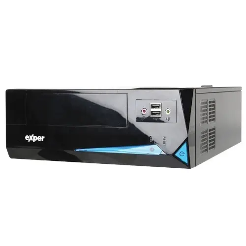 Exper Leader Small DEX570 Intel Core i5-7400 3.0GHz 4GB 240GB SSD OB Windows 10 Pro Small Tower Masaüstü Bilgisayar