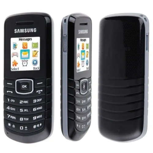 Samsung E1081 Tuşlu Siyah Cep Telefonu (İthalatçı Firma Garantili)