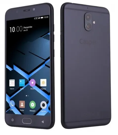 Casper Via F1 64GB Siyah Cep Telefonu (Distribütör Garantili)