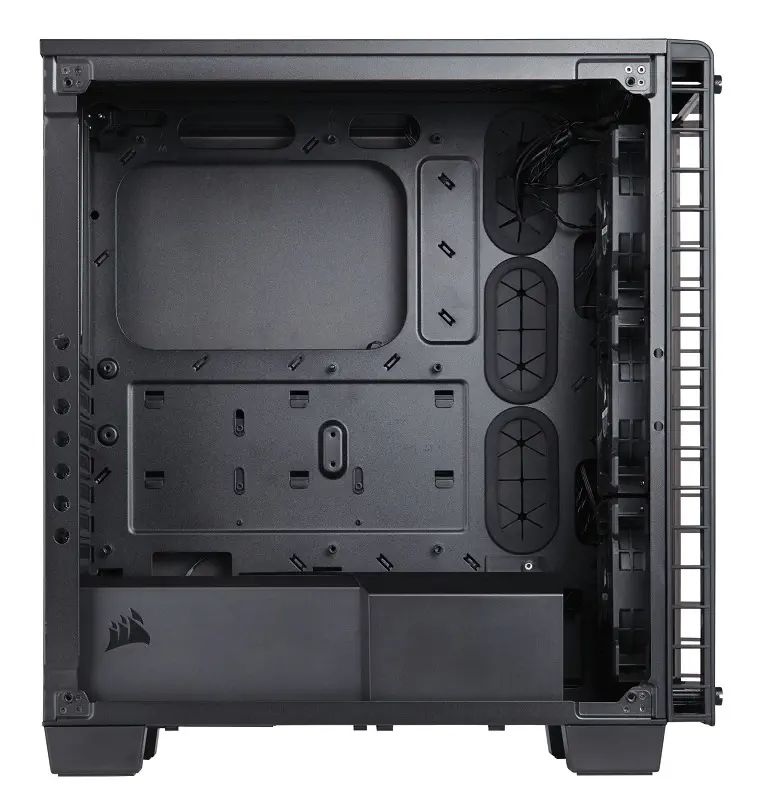 Corsair Crystal 460X RGB Compact Temperli Cam Mid-Tower Psu`suz ATX Kasa - CC-9011101-WW