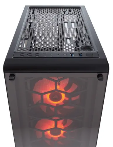 Corsair Crystal 460X RGB Compact Temperli Cam Mid-Tower Psu`suz ATX Kasa - CC-9011101-WW