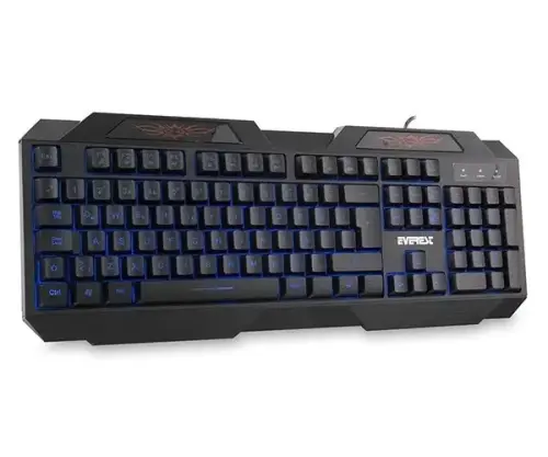 Everest KB-115 Siyah USB 3 Renk Aydınlatmalı Q Standart Gaming Klavye