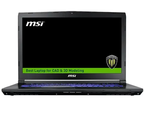 MSI WE72 7RJ-1054TR Intel Core i7-7700HQ 3.80GHz 32GB DDR4 256GB SSD+1TB 7200RPM 4GB Quadro M2200 17.3″ Full HD Windows 10 Pro Notebook