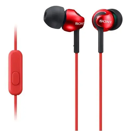 Sony MDR-EX110APR Mikrofonlu Kırmızı Kulakiçi Kulaklık