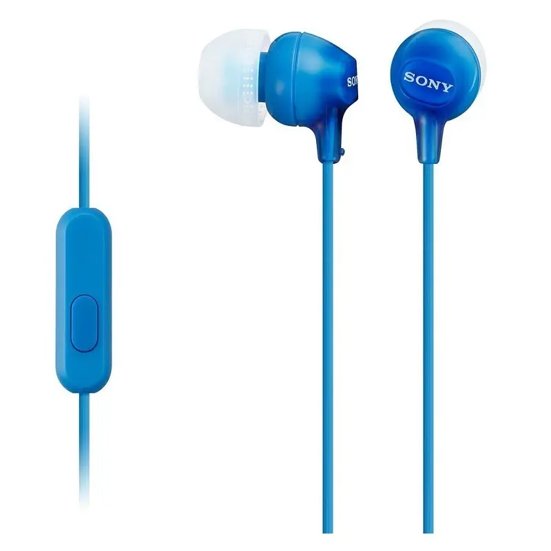Sony MDR-EX15APL Mikrofonlu Silikonlu Mavi Kulakiçi Kulaklık