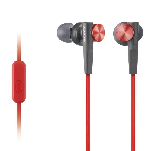 Sony MDRXB50APR Ekstra Bass 12mm 106db/mW 100mW 4–24.000 Hz Kırmızı Kulakiçi Kulaklık 