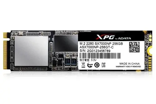 Adata XPG SX7000NP 256GB 1800MB/850MB/s 3D Nand M.2 Gaming SSD Disk - ASX7000NP-256GT-C