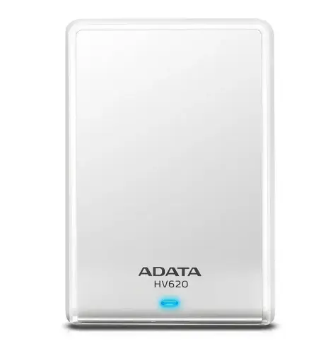 AData HV620S Slim 1TB Taşınabilir Disk Beyaz-AHV620-1TU3-CWH-S