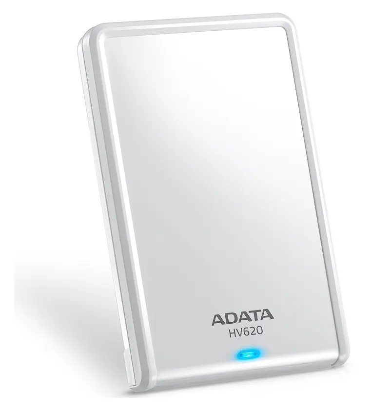 AData HV620S Slim 1TB Taşınabilir Disk Beyaz-AHV620-1TU3-CWH-S