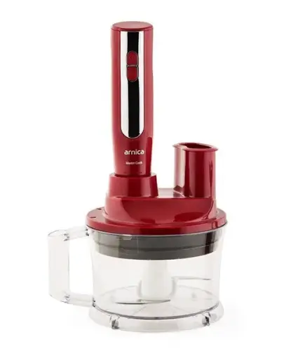 Arnica GH21660 Master Cook El Blender Seti Kırmızı