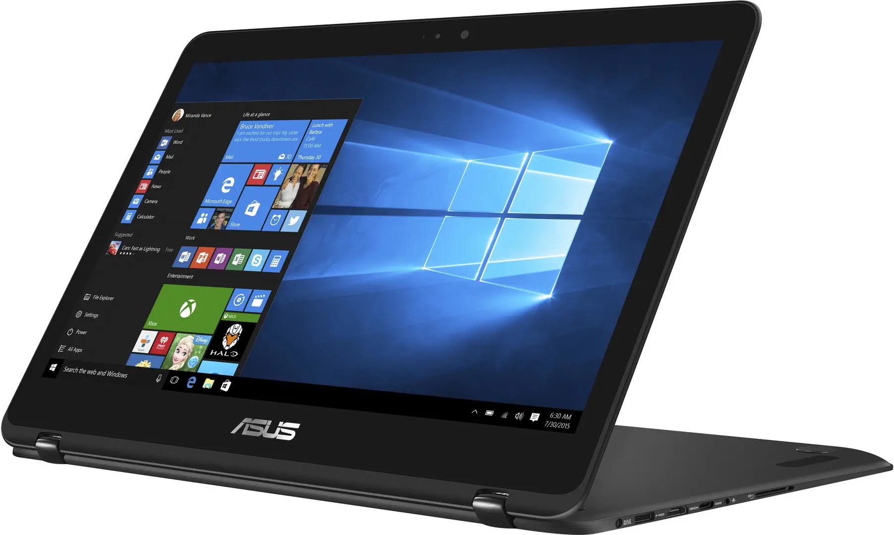 Asus ZenBook Flip UX360UAK-DQ264T Intel Core i7-7500U 2.7GHz 8GB 512GB SSD 13.3″ QHD+ Dokunmatik Windows 10 Siyah Ultrabook