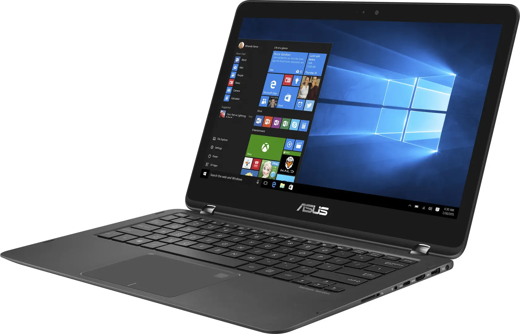 Asus ZenBook Flip UX360UAK-DQ264T Intel Core i7-7500U 2.7GHz 8GB 512GB SSD 13.3″ QHD+ Dokunmatik Windows 10 Siyah Ultrabook