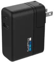 GoPro Supercharger: Şarj Aleti (Çift Çıkışlı Hızlı Şarj) (5GPR/AWALC-002)