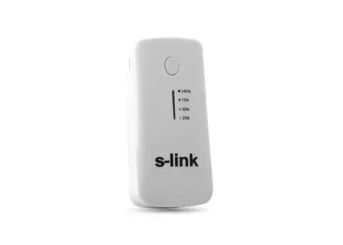 S-Link IP-710 5200mAh Powerbank Beyaz/Gümüş