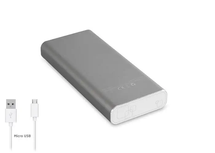 S-link IP-G13 13000mAh Gümüş Taşınabilir Şarj Cihazı