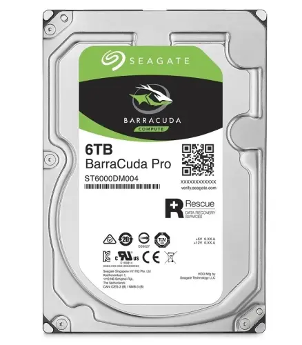 Seagate BarraCuda Pro 6TB 7200RPM Sata 3 256MB 220MB/s Sabit Disk - ST6000DM004