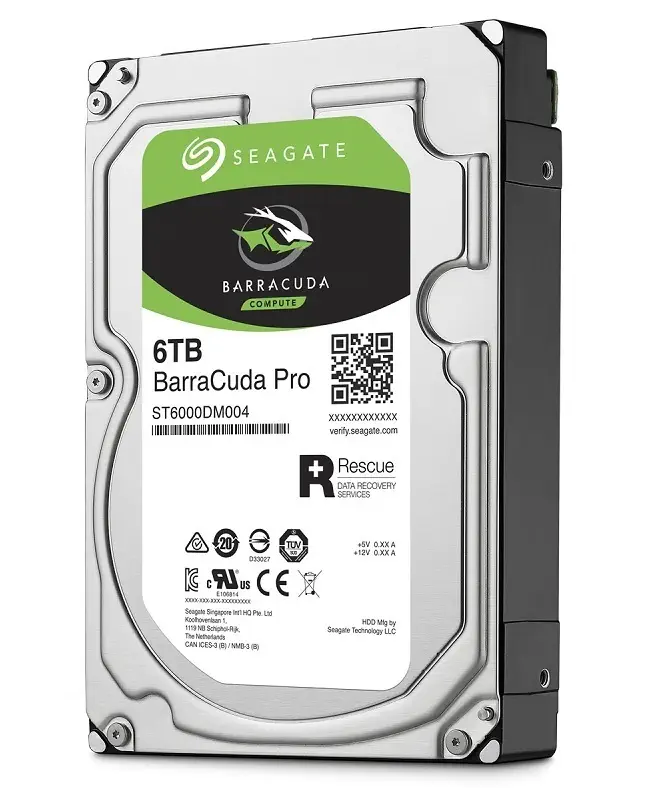 Seagate BarraCuda Pro 6TB 7200RPM Sata 3 256MB 220MB/s Sabit Disk - ST6000DM004