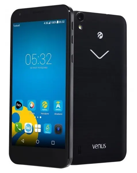 Vestel Venüs 5000 16GB Siyah Cep Telefonu (Distribütör Garantili)